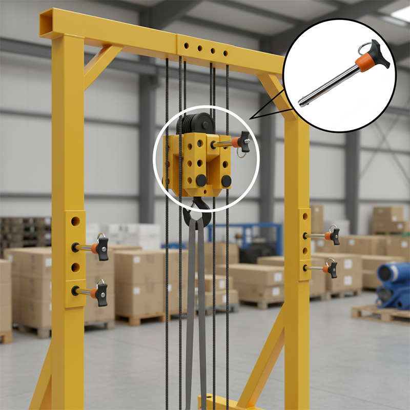 Ball lock pins play a vital role in material handling equipment, enabling quick connection and disconnection. The spring-loaded ball mechanism ensures a secure lock that won't come loose, keeping loads secure in everything from assembly lines to automated